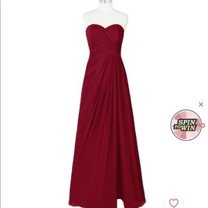 Azazie Arabella A14, Burgundy, NWT